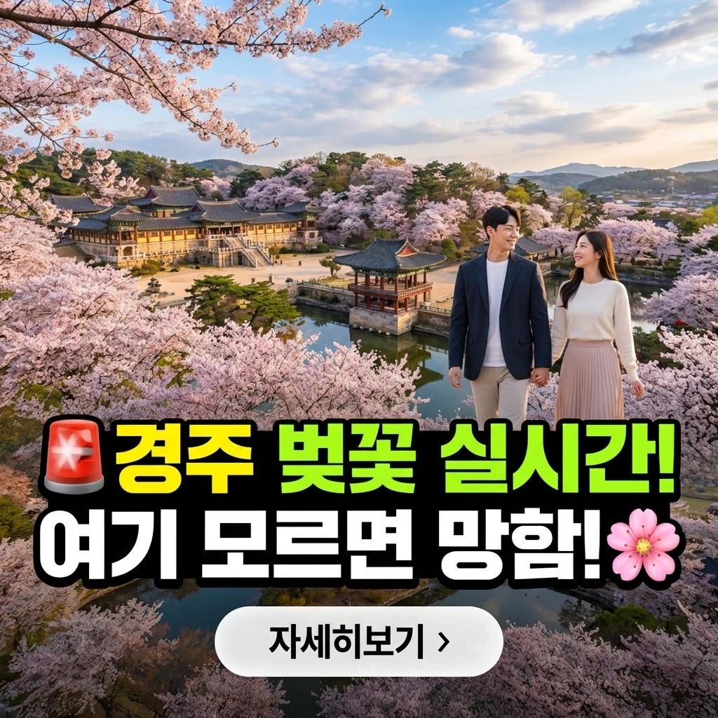 경주 벚꽃 5가지 비밀: 2026 완벽 여행 가이드