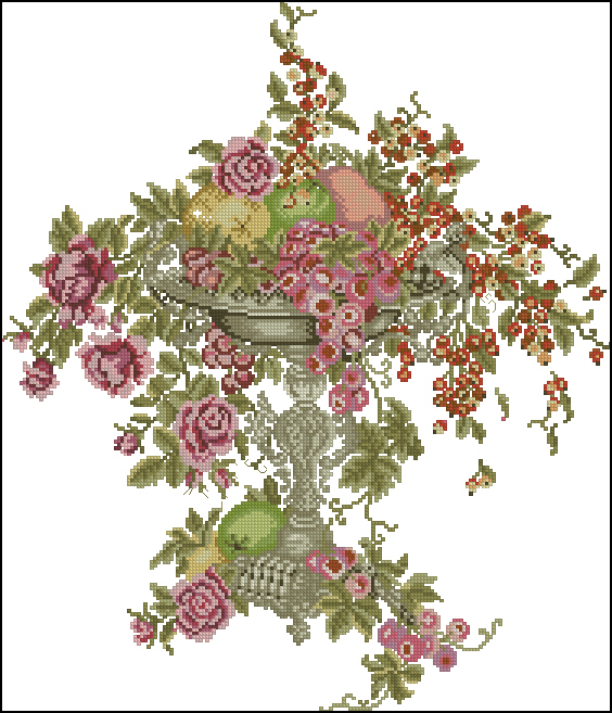 CMP ER12597 Epergne With Fruits