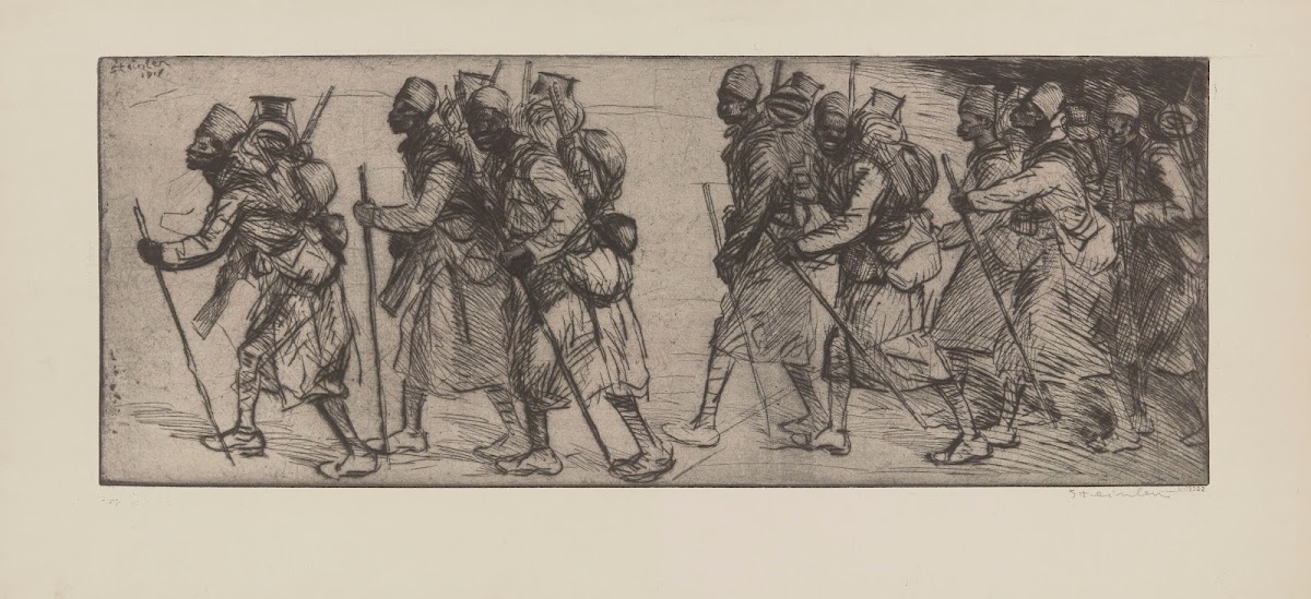 Des Sénégalais passent 1917