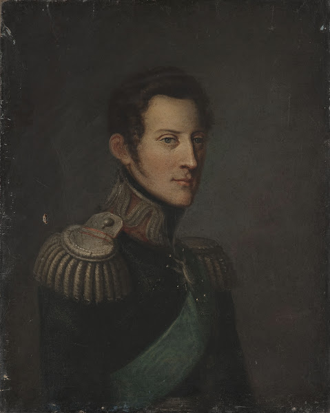 Portrait of Tsar Nicholas I in the Polish generals uniform