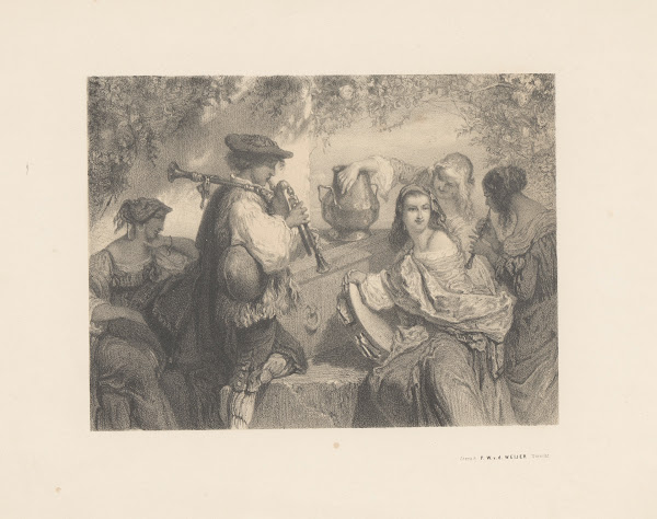 Italiaanse muzikanten bij een doodskist 1842 1880