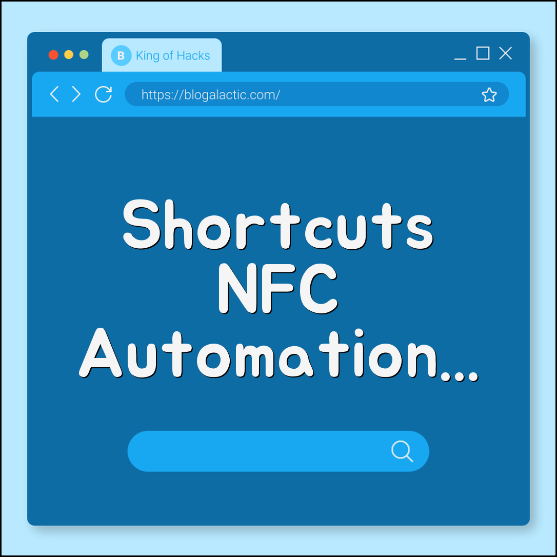 Shortcuts NFC automations with variables (location, focus, routines)