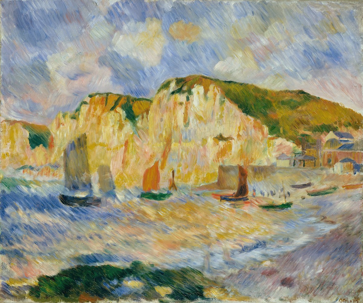 Sea and Cliffs ca 1885