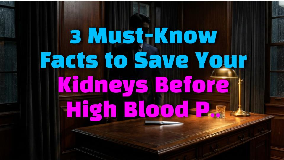 3 Must-Know Facts to Save Your Kidneys Before High Blood Pressure Silently Damages Them