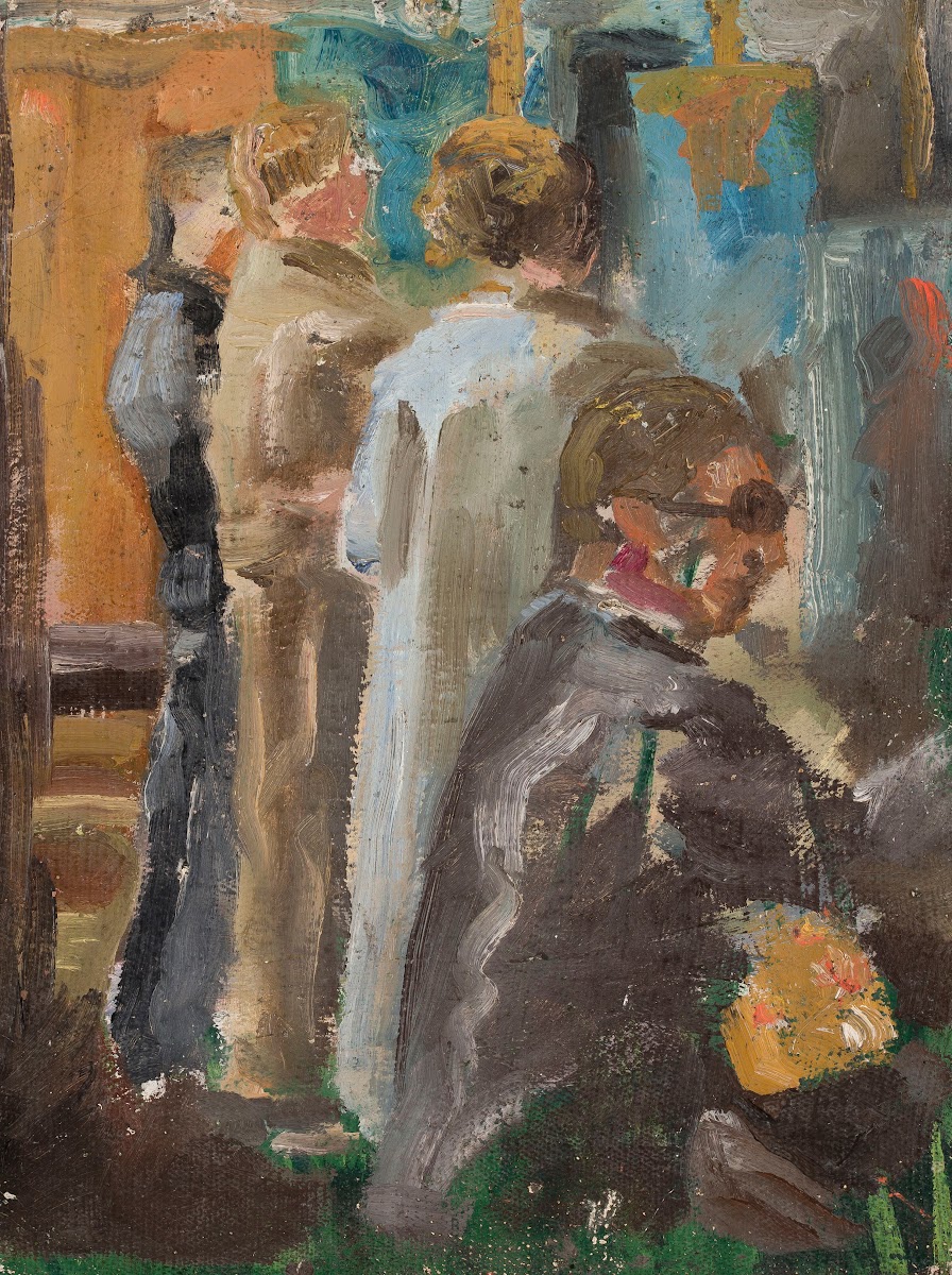 Figural scene before 1943