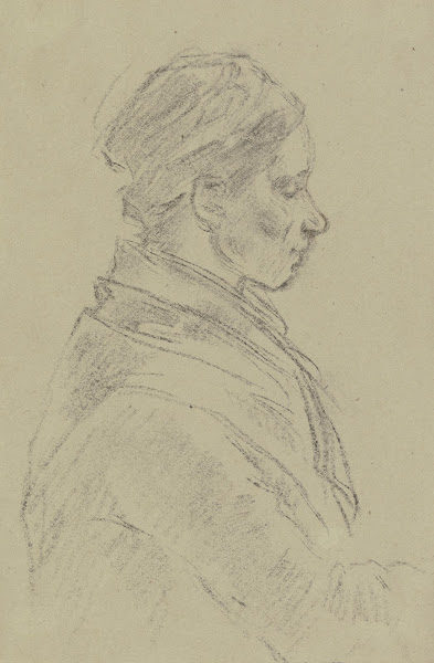 Farmwoman in profile