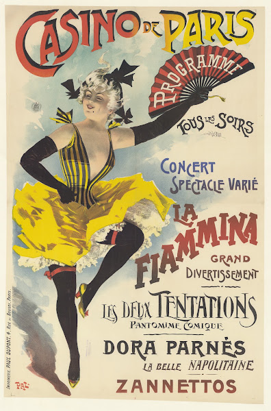 Casino de Paris Programme tous les soirs La Fiamina grand divertissement 1895 19