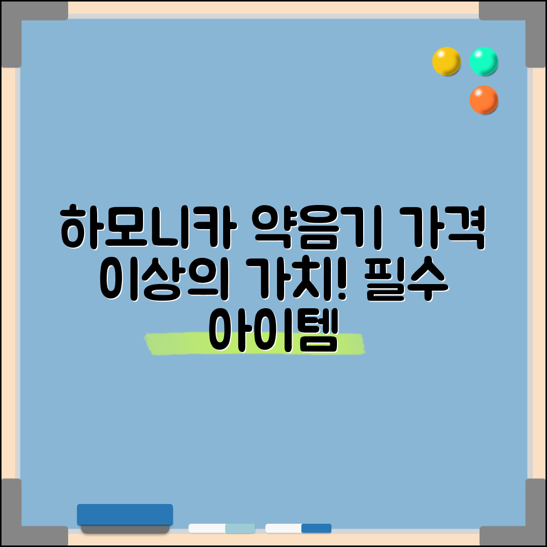 “하모니카약음기, 가격 이상의 가치를 느꼈어요!”