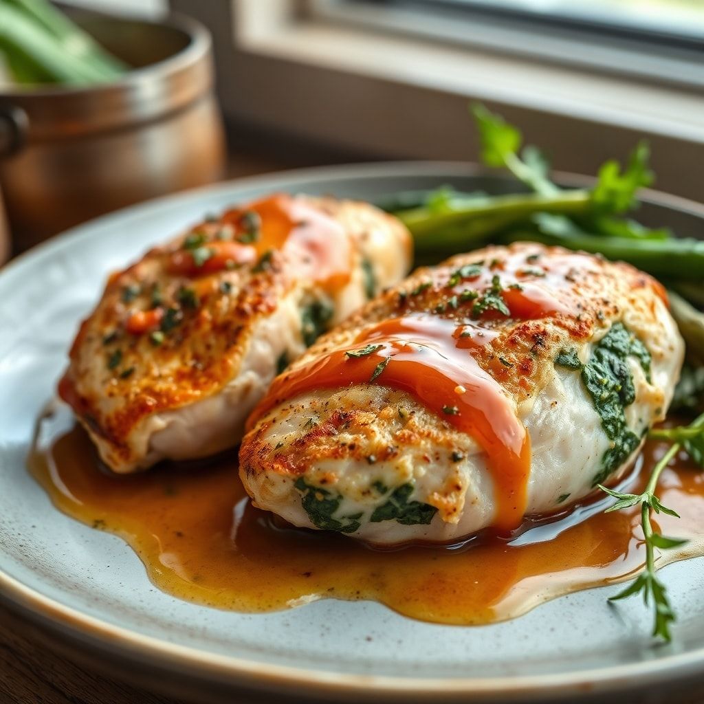 Spinach Stuffed Chicken Breasts – Easy 40-Minute Family Dinner finished