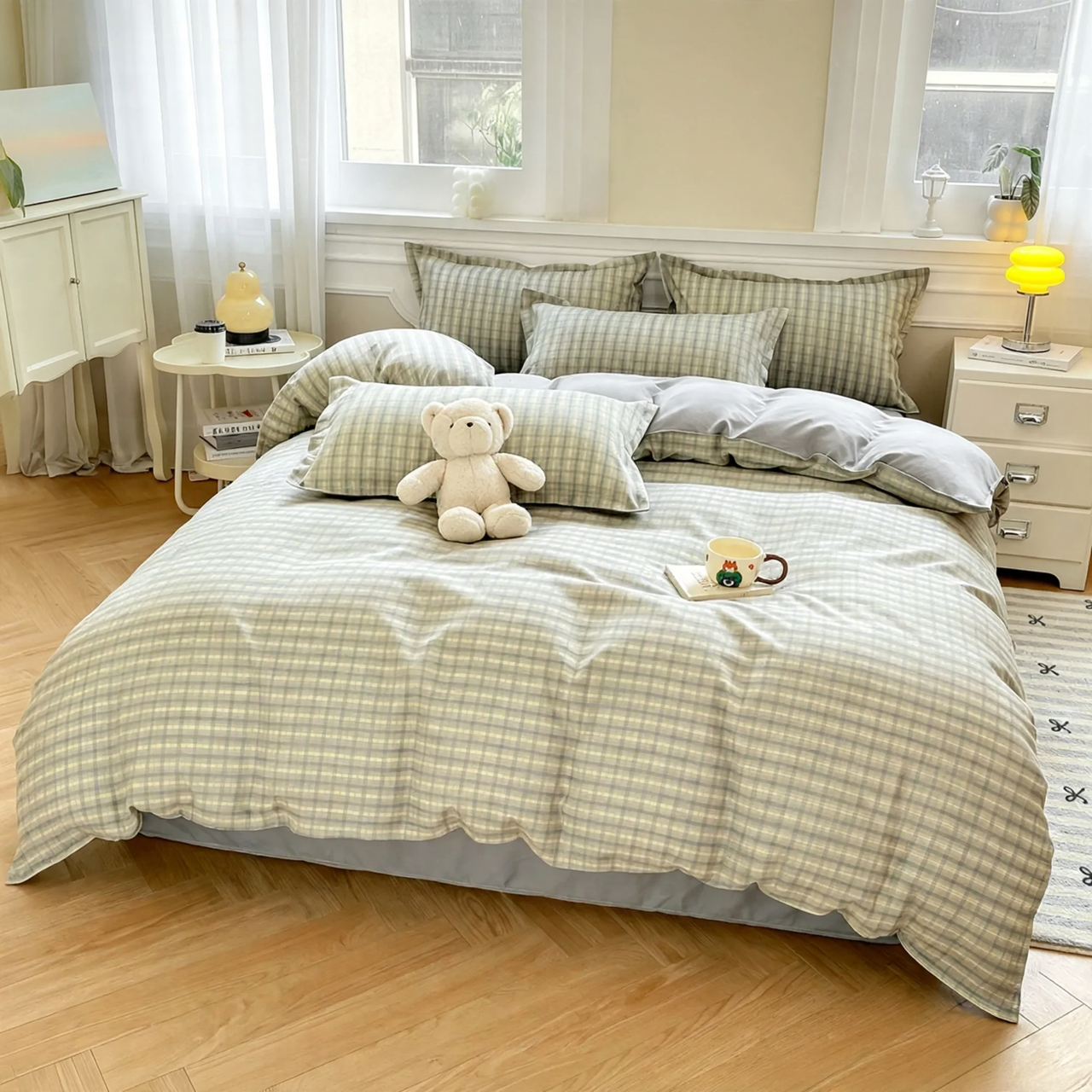 Bedding set made of cotton, soft and breathable