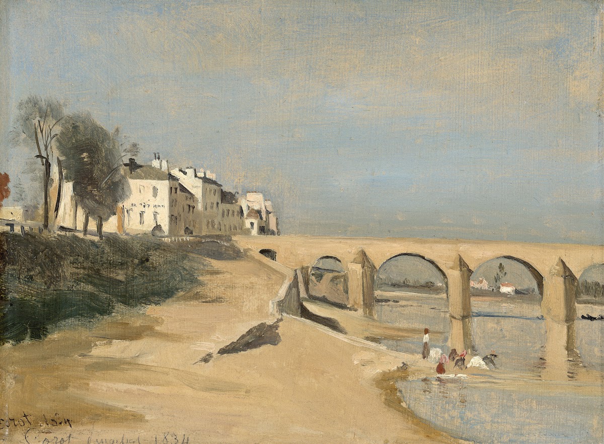 Bridge on the Saône River at Mâcon 1834