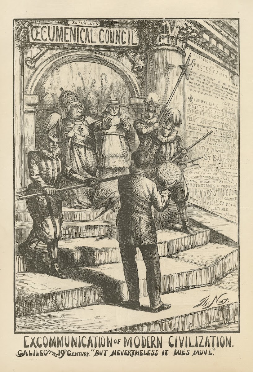 Excommunication of modern civilization 1869