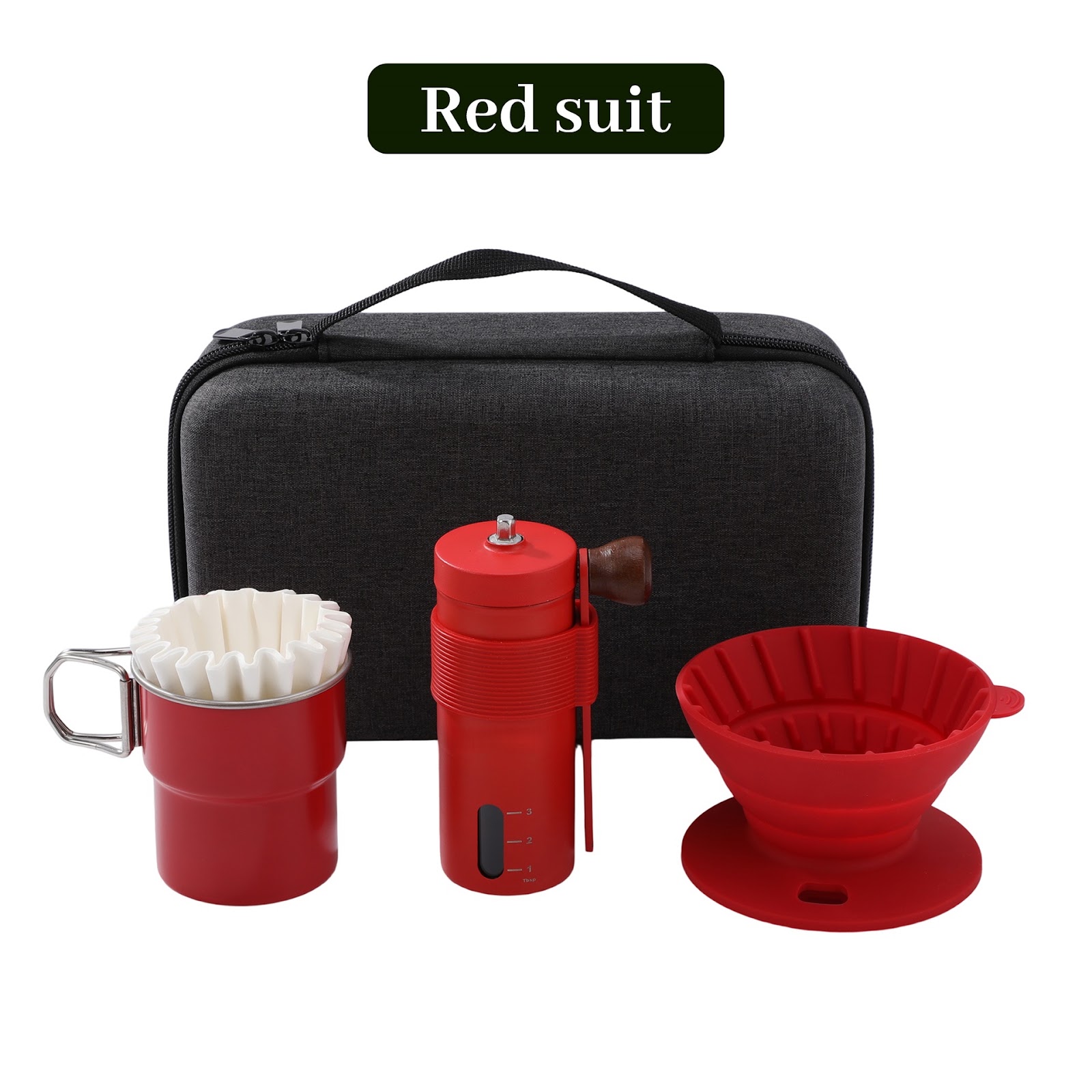 Pour-over coffee gift set, 14–15 pieces