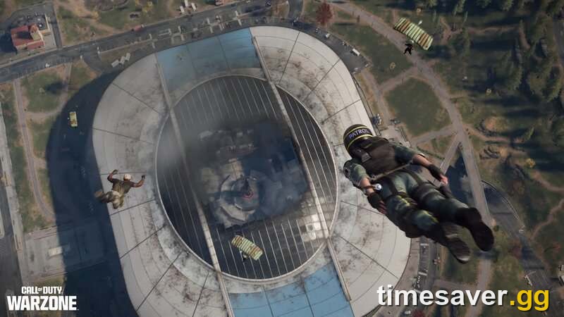 Call of Duty Warzone players parachuting into a match — Resurgence and Battle Royale wins are the only path to Season 5 Win Streak Camos