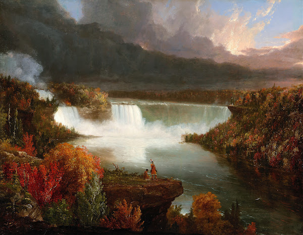 Distant View of Niagara Falls 1830