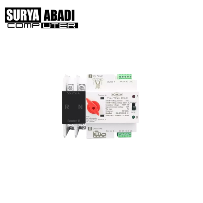 AUTOMATIC TRANSFER SWITCH 2P 100A-230V