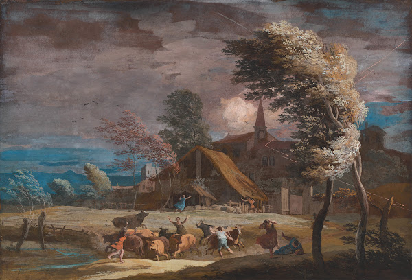 A Stormy Landscape c 1725