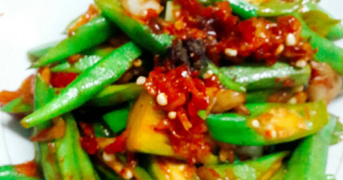 Đậu bắp xào tép khô