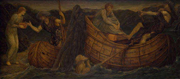 Psyche giving the Coin to the Ferryman of the Styx 1881