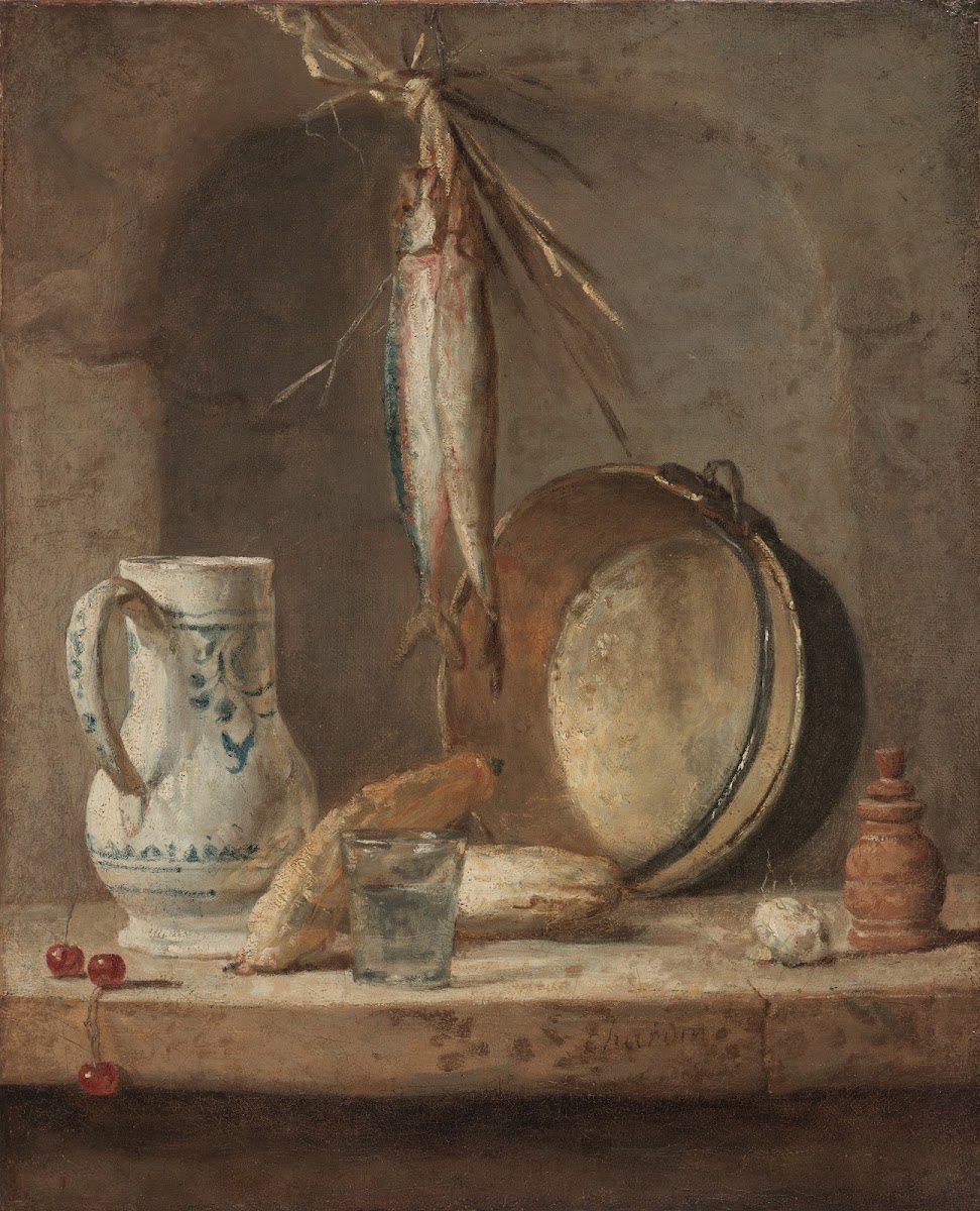 Still Life with Herrings c 1735