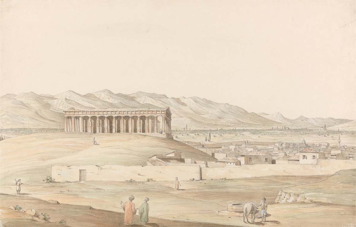 Temple of Theseus Athens ca 1811