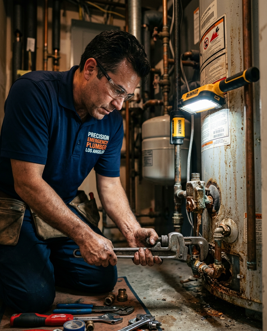 Can a plumber fix a water tank?