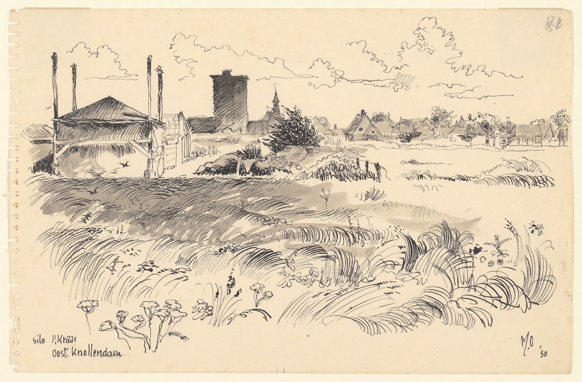 Silo PKraai Oost Knollendam 1950