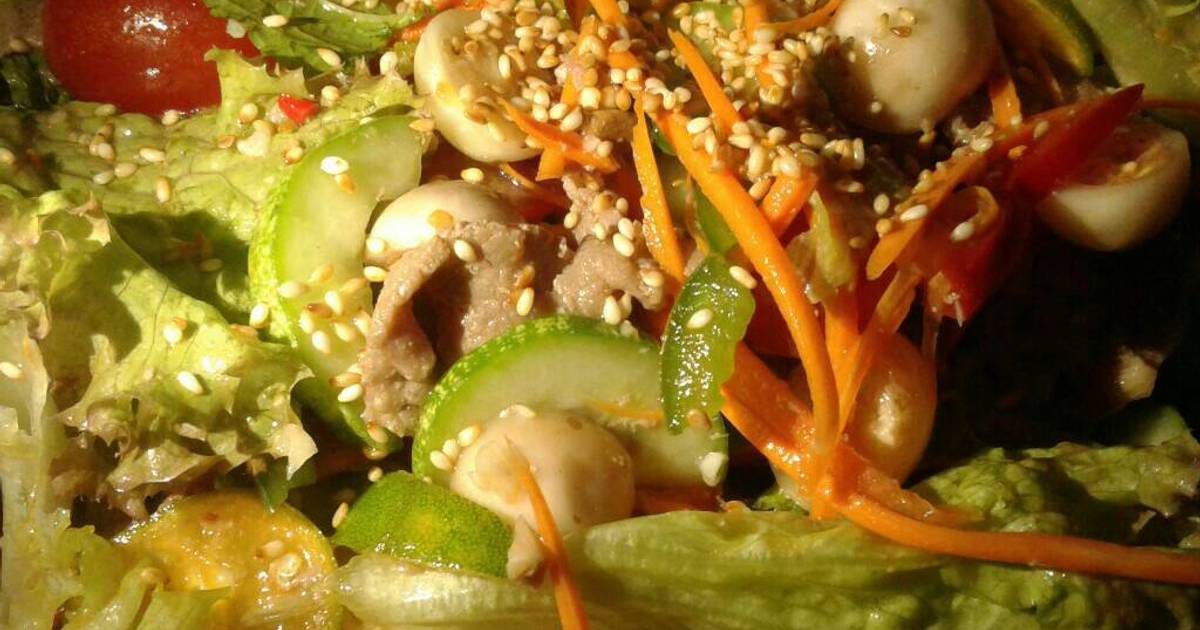 Gỏi bò cà pháo (gỏi bò Campuchia)