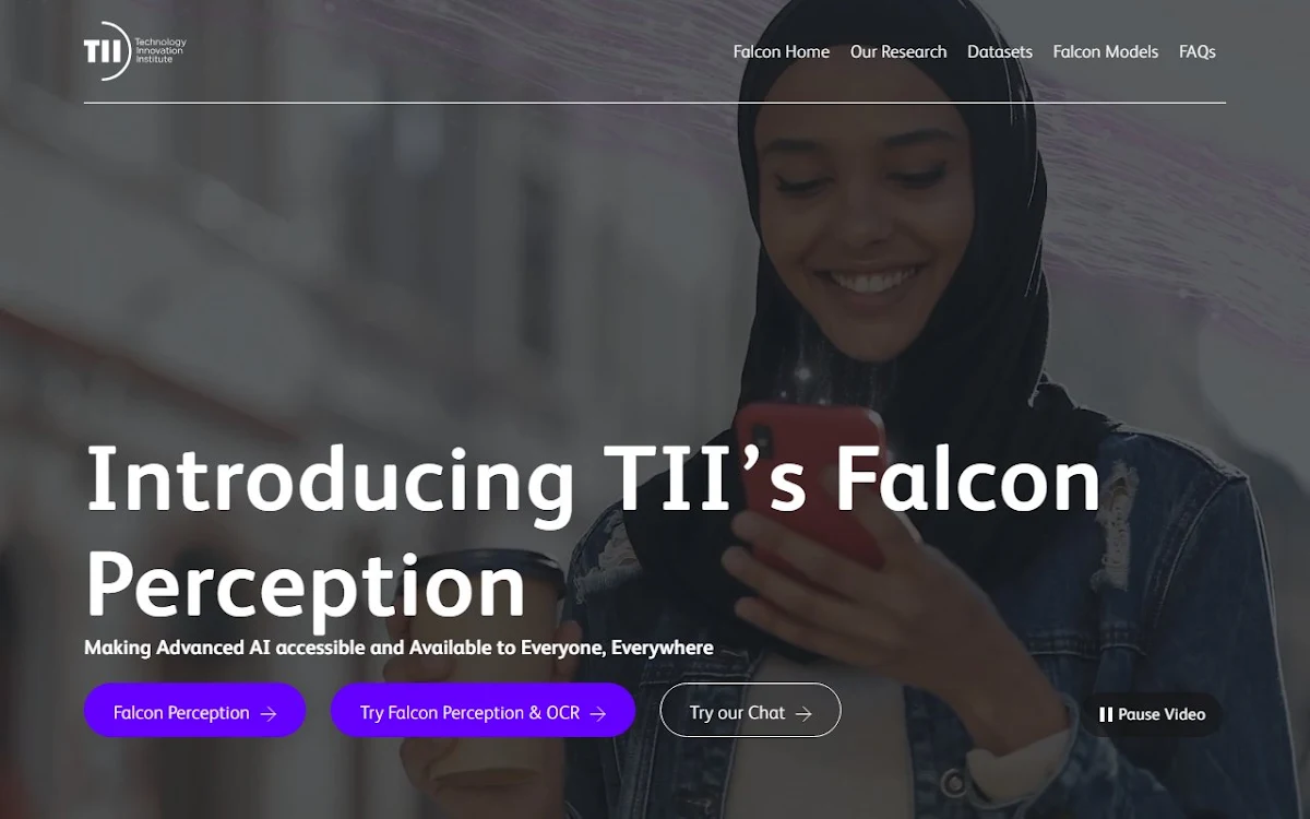 Captura de Falcon LLM
