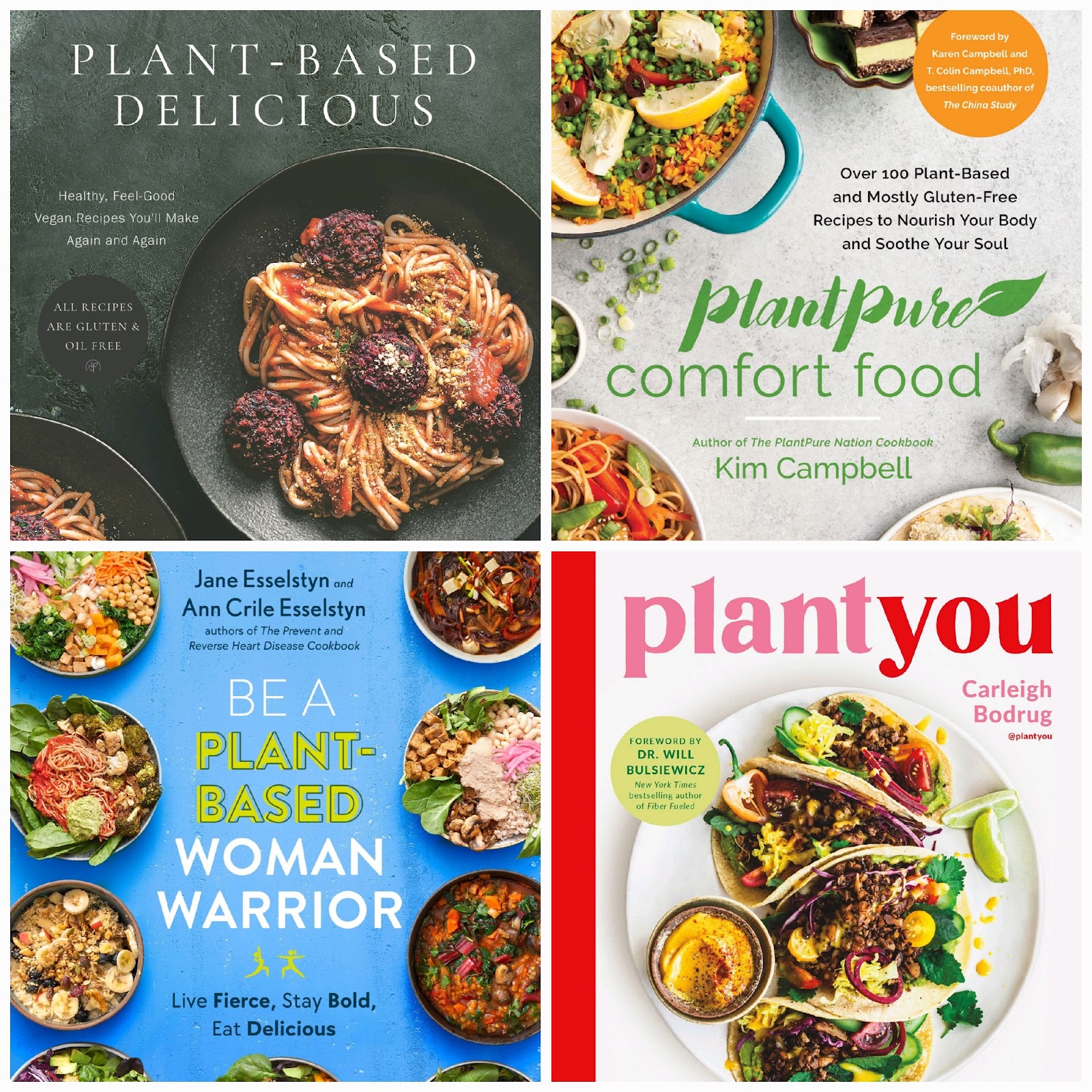 Combo 4 Ebook 2023 Be a Plant-Based Woman Warrior – PlantYou – PlantPure Comfort Food – Plant-Based Delicious *