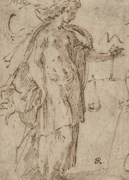 Justice Holding Scales 150340