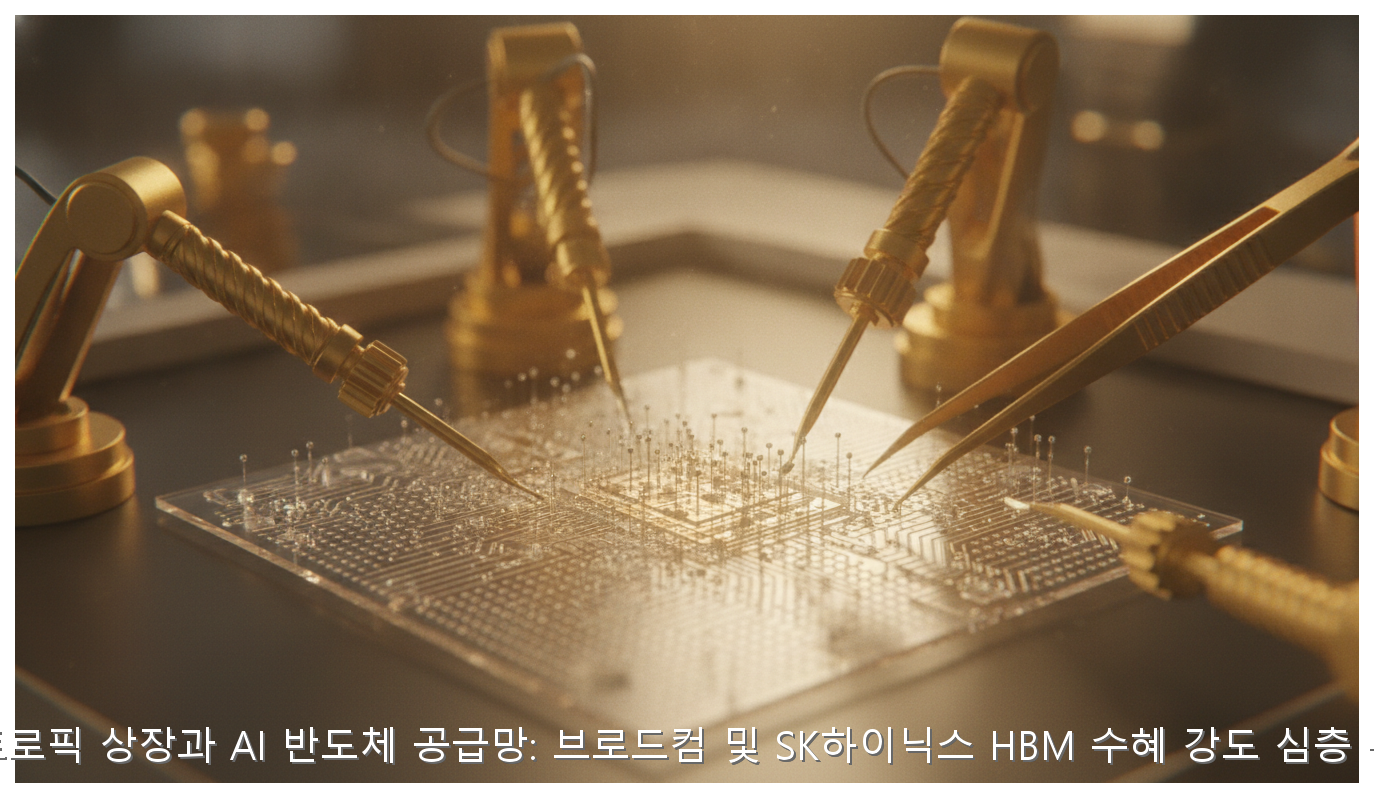 앤트로픽 상장과 AI 반도체 공급망: 브로드컴 및 SK하이닉스 HBM 수혜 강도 심층 분석 핵심 안내 및 분석 인포그래픽 (6)