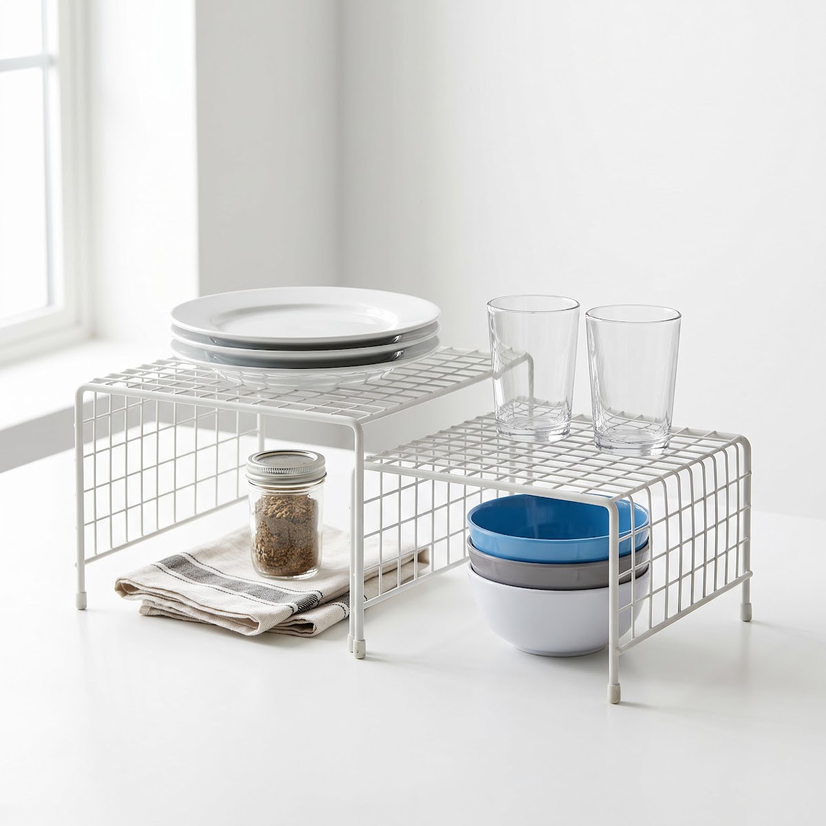 Best Kitchen Shelf Risers for Cabinets (2026) - BEST BUDGET — PRODUCT SHOT