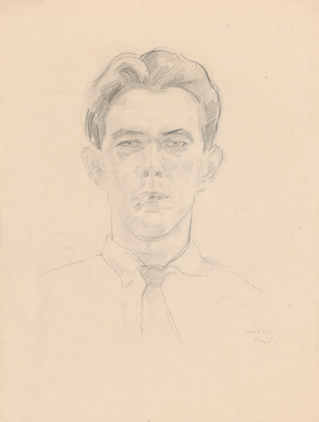Self portrait with a cigarette 1931