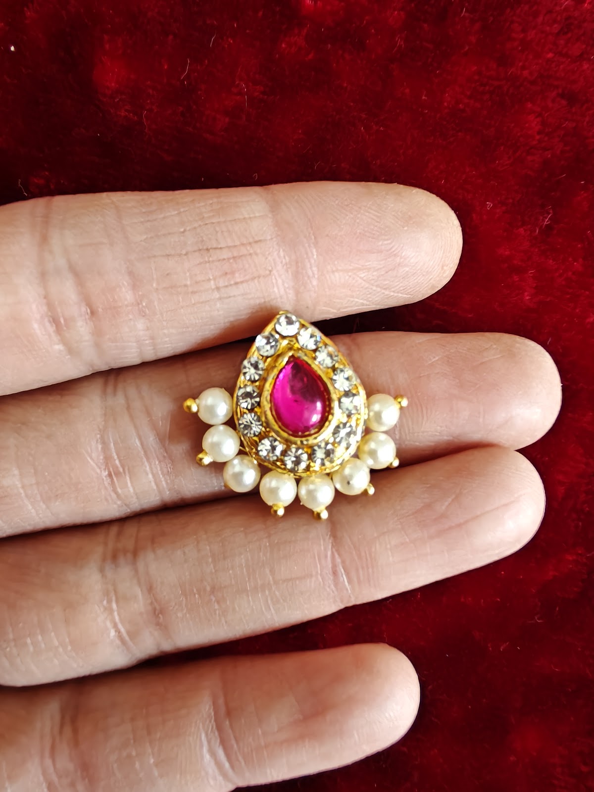 drop with moti 3000 pendant pink