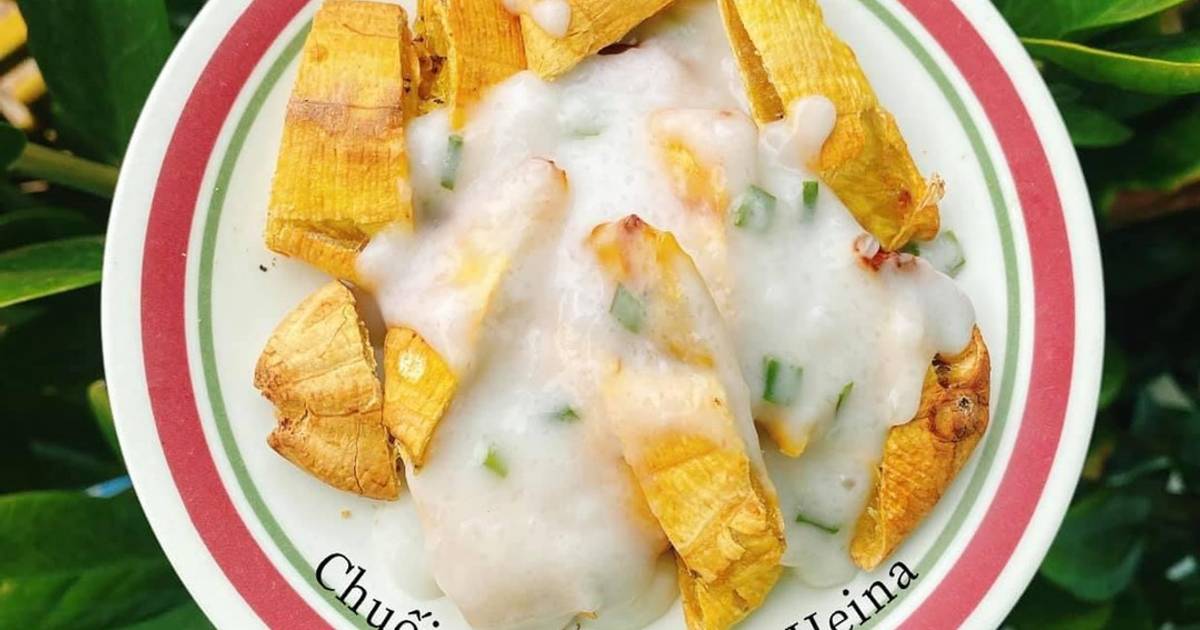 Chuối đập nước cốt dừa