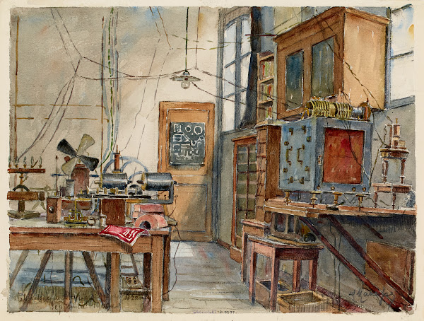 Laboratoire de physique de Branly à langle de la rue dAssas et rue de Vaugirard