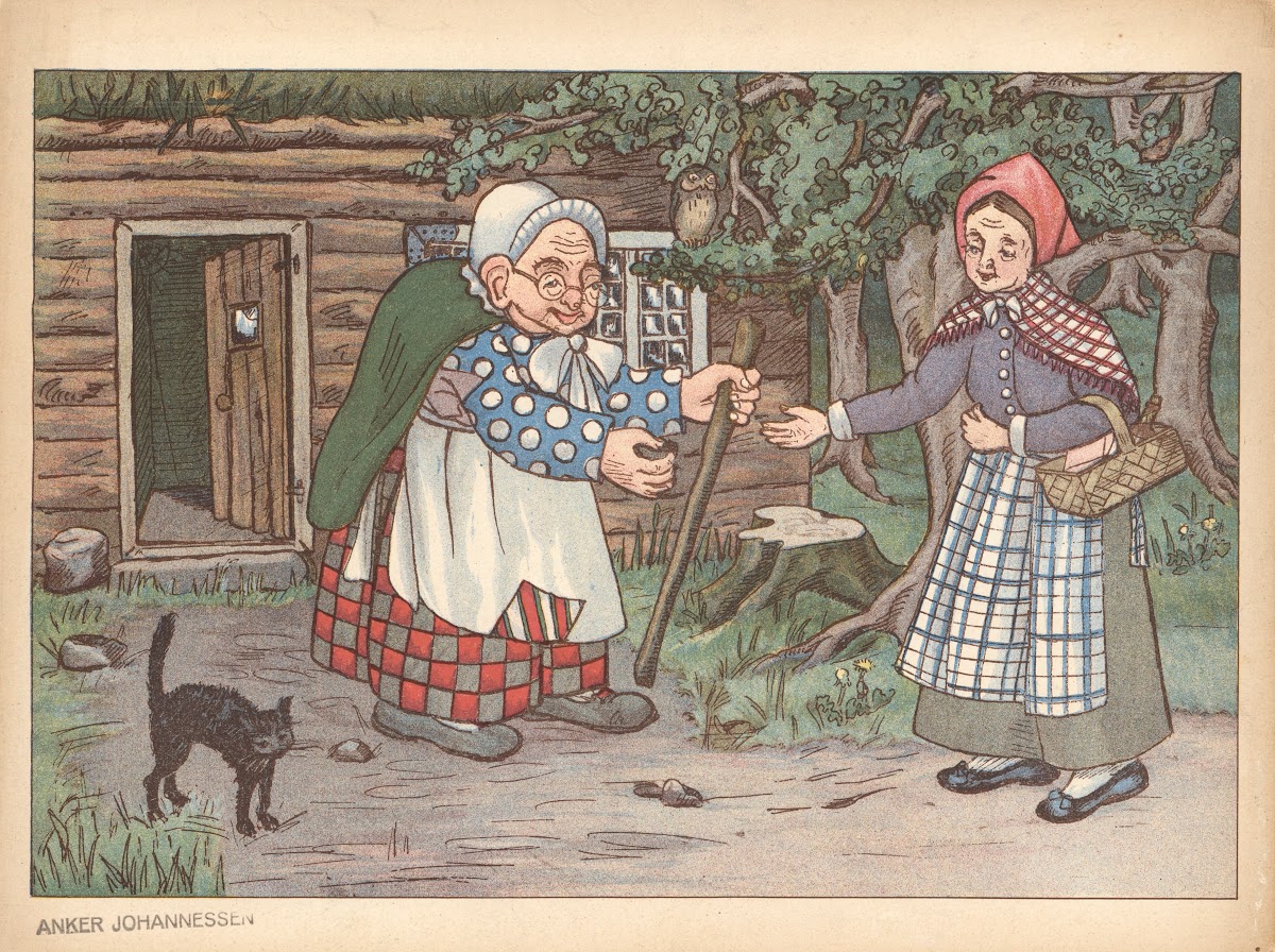 Thumbelina  The witch gives the woman the barleycorn 1945
