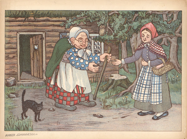 Thumbelina  The witch gives the woman the barleycorn 1945
