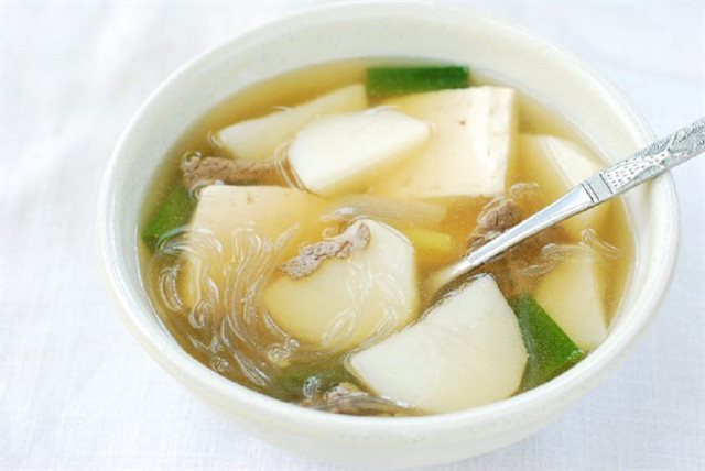 Canh Khoai Tây Nấu Miến Kiểu Hàn
