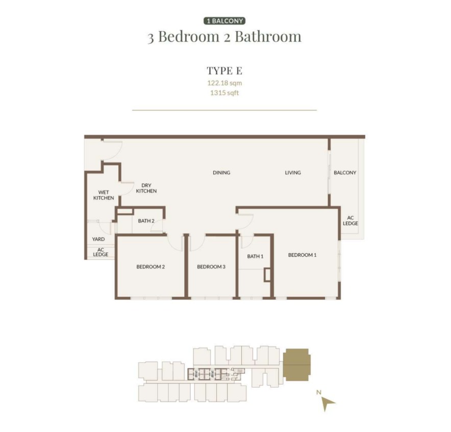Aethera Residences — 戶型圖