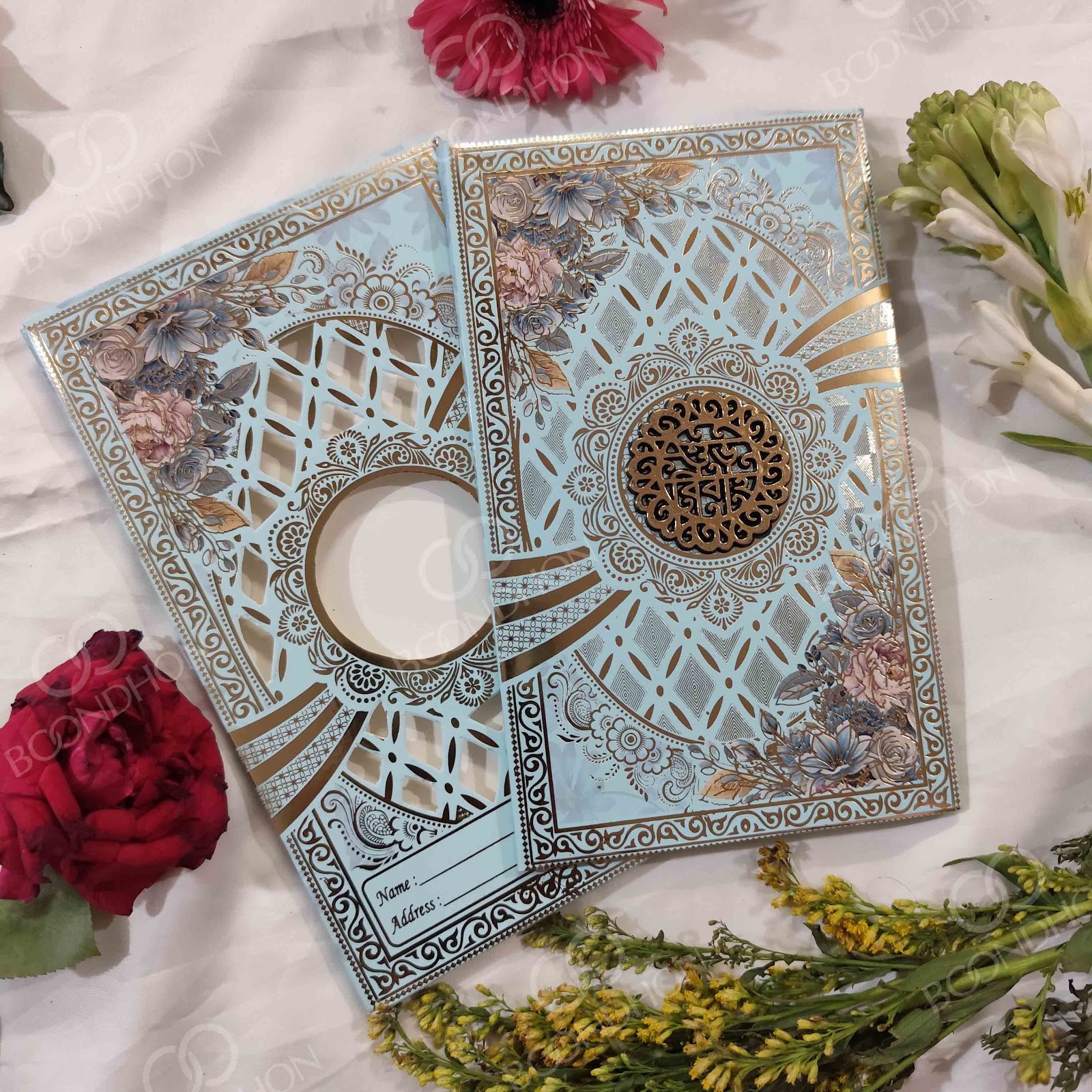 Affordable wedding card design AFF-011 - BOONDHON Manikganj