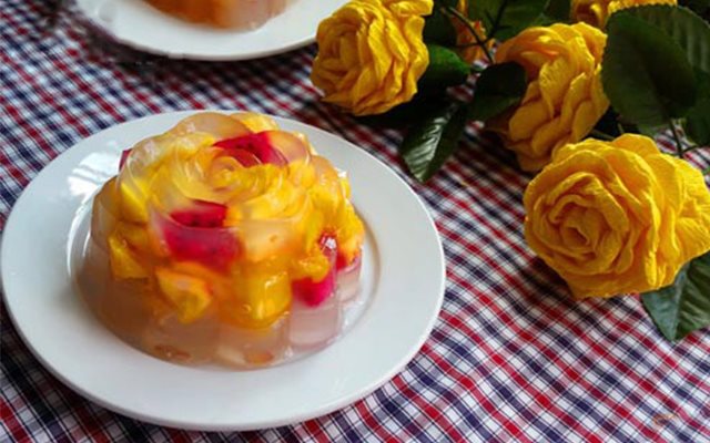 Bánh Trung Thu Rau Câu Nhân Trái Cây