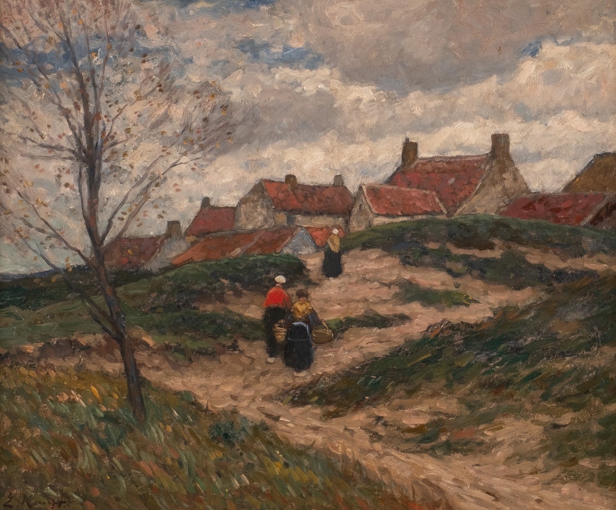 Village in the dunes