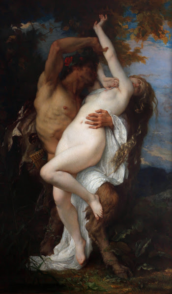 Nymph Abducted by a Faun 1861