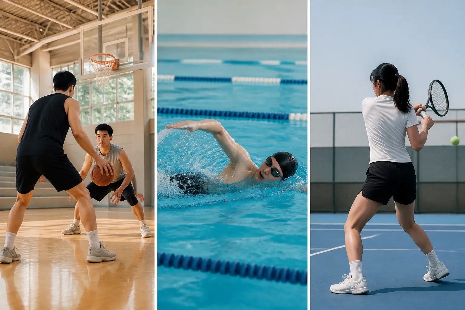 AI-generated Sports Daily Brief multi-story editorial montage