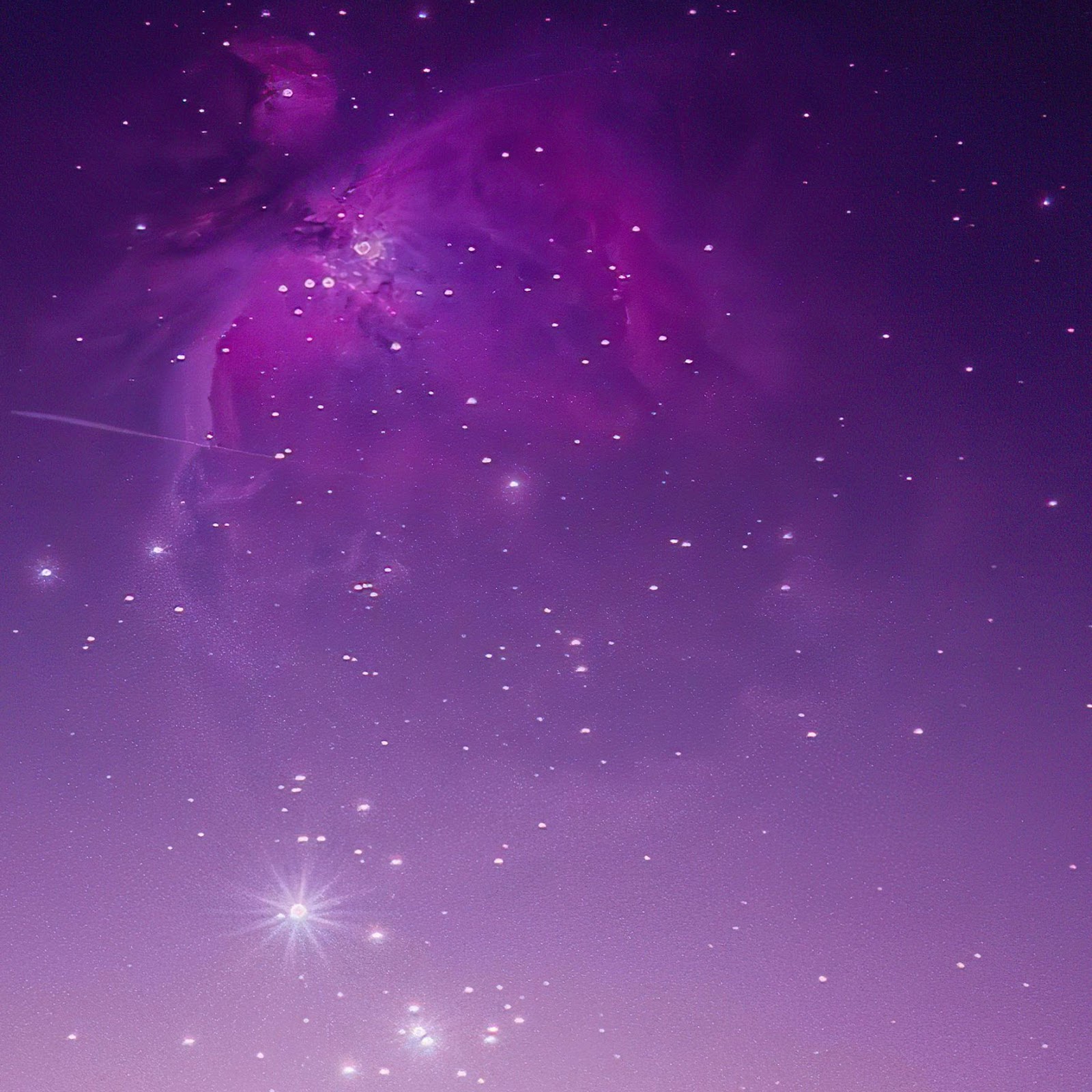 Download Cosmic Nebula Over Pink Sunset 2K iPhone