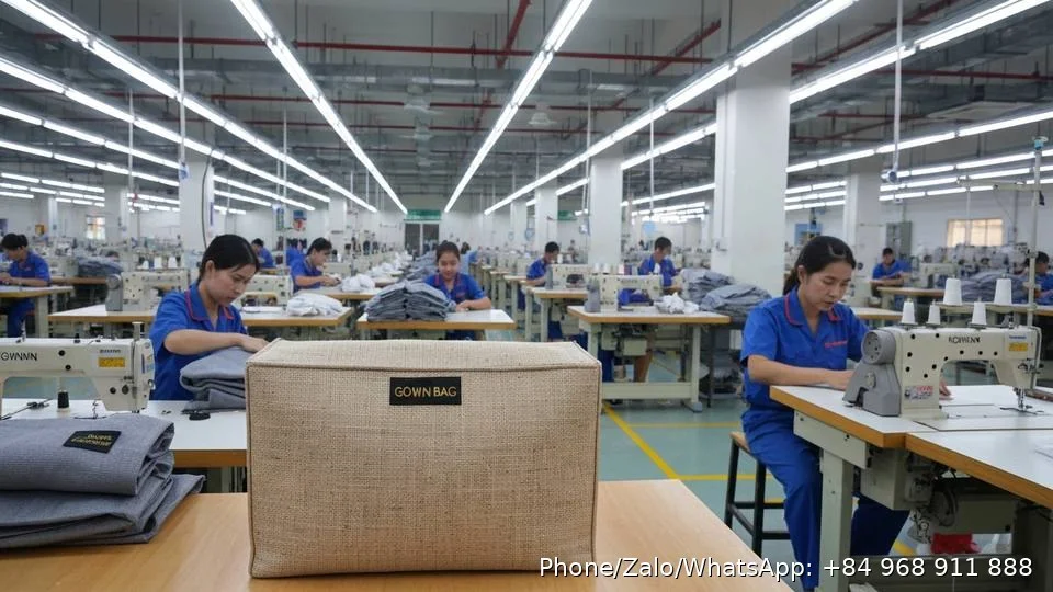 Gown Bag - Gold Garment Vietnam