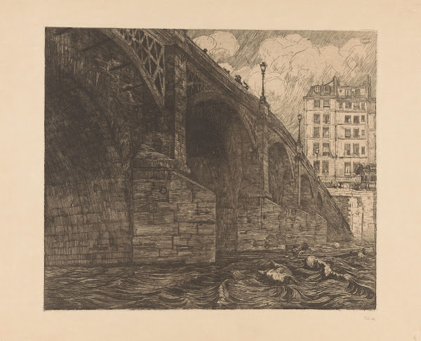 Pont de la Tournelle in Parijs 1898