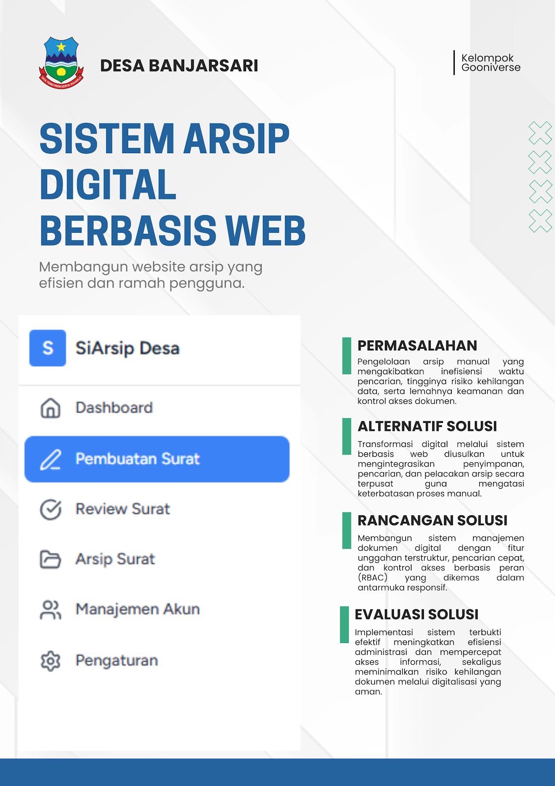 TRANSFORMASI MANAJEMEN DOKUMEN DAN ARSIP DIGITAL UNTUK EFISIENSI OPERASIONAL INTERNAL MELALUI PENDEKATAN SISTEM INFORMASI